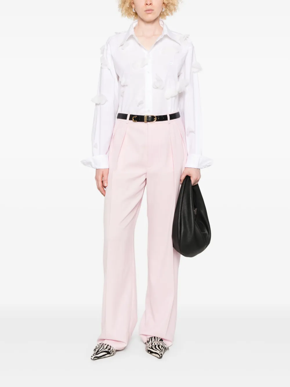 WARDROBE.NYC Plooibroek - Roze