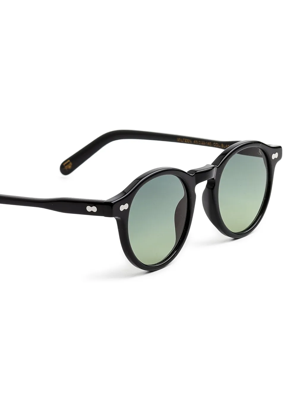 Moscot Zonnebril met rond montuur Zwart