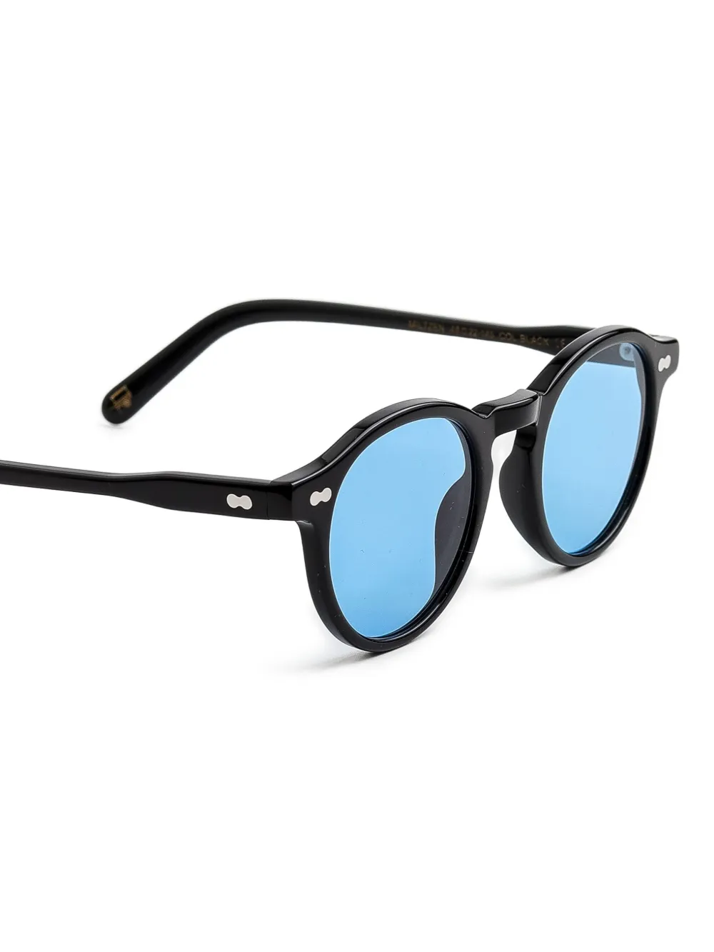 Moscot Zonnebril met rond montuur Zwart