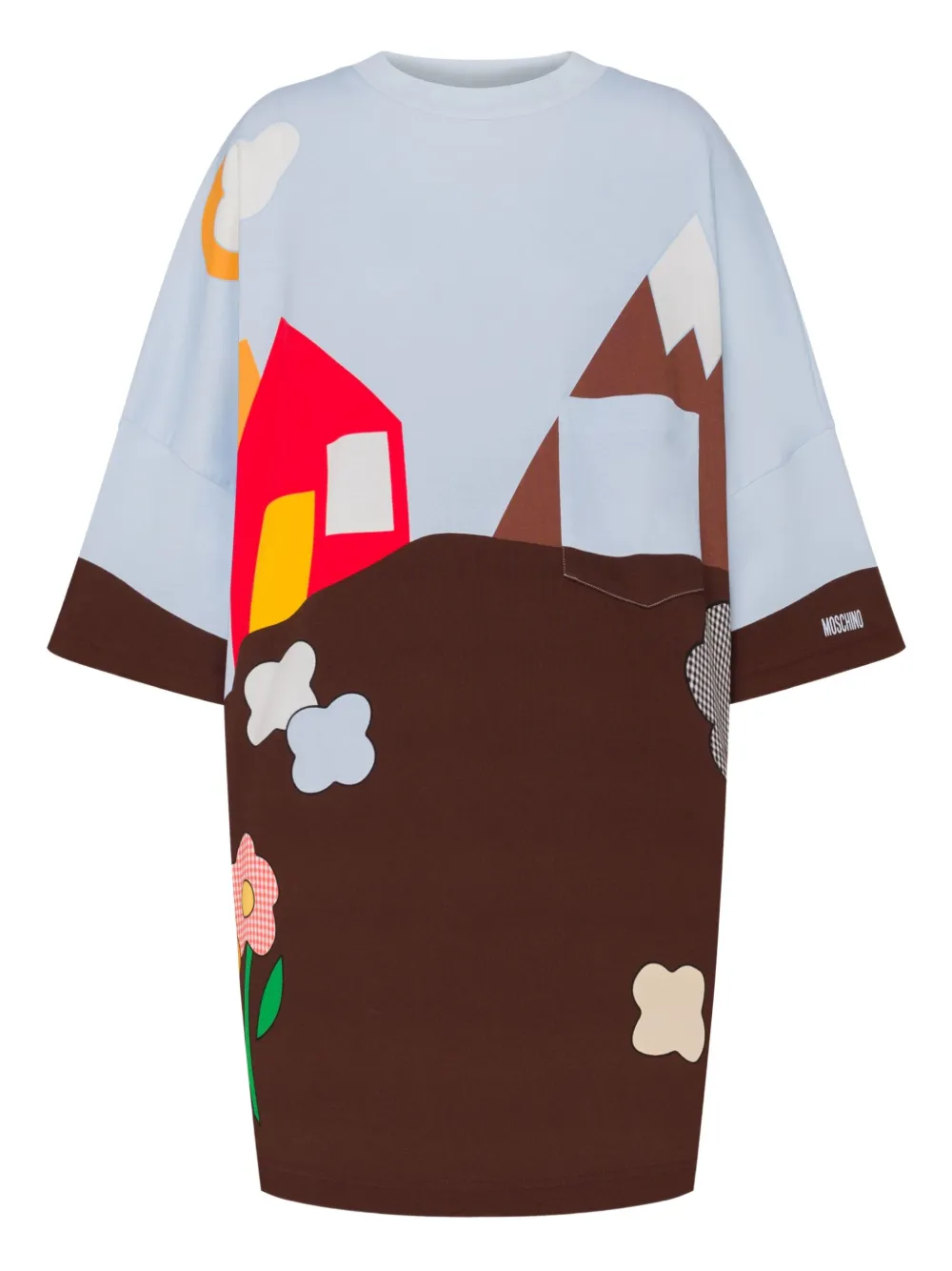Moschino graphic-print mini dress | Day Dresses | Image 2