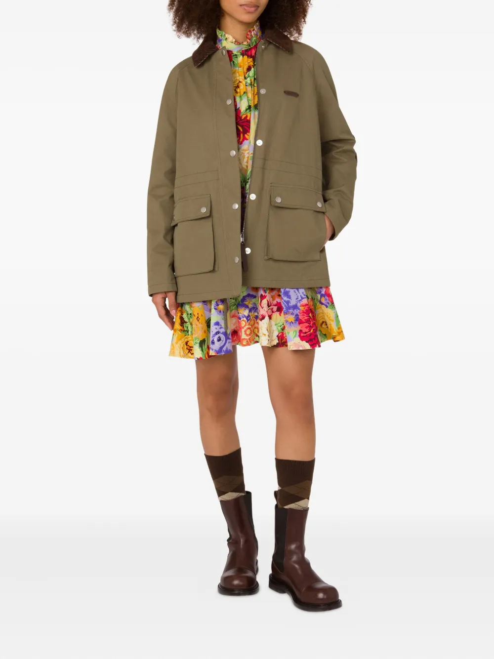 Moschino corduroy-collar utility jacket | Oversized Jackets | Image 2