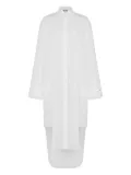 Moschino button-up shirt dress - White