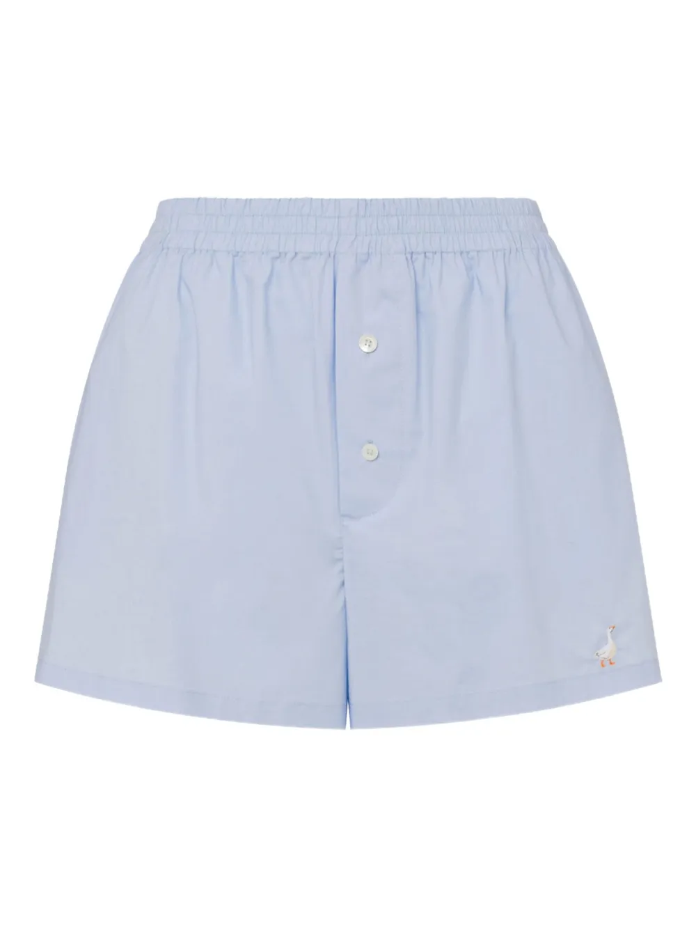 Moschino Shorts met elastische taille Blauw