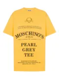 Moschino printed jersey T-shirt - Yellow