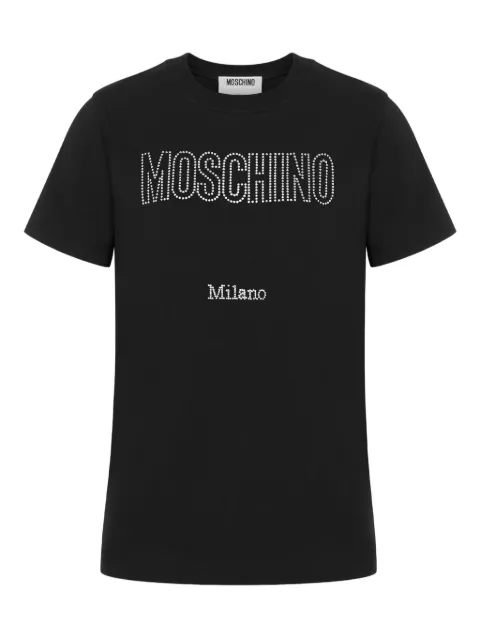 Moschino تيشيرت قطن مزين
