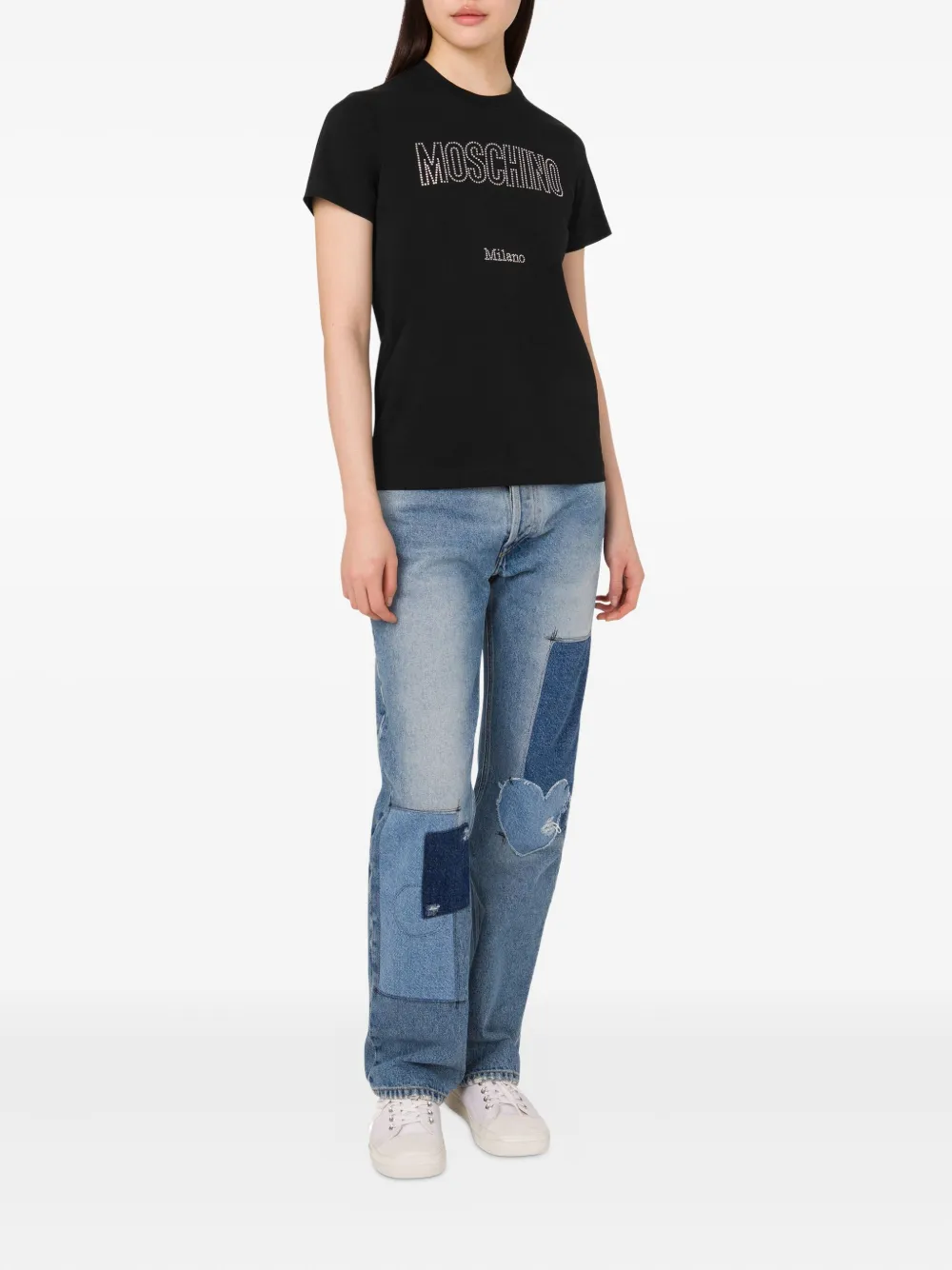 Moschino embellished cotton T-shirt | T-Shirts & Jersey Shirts | Image 2