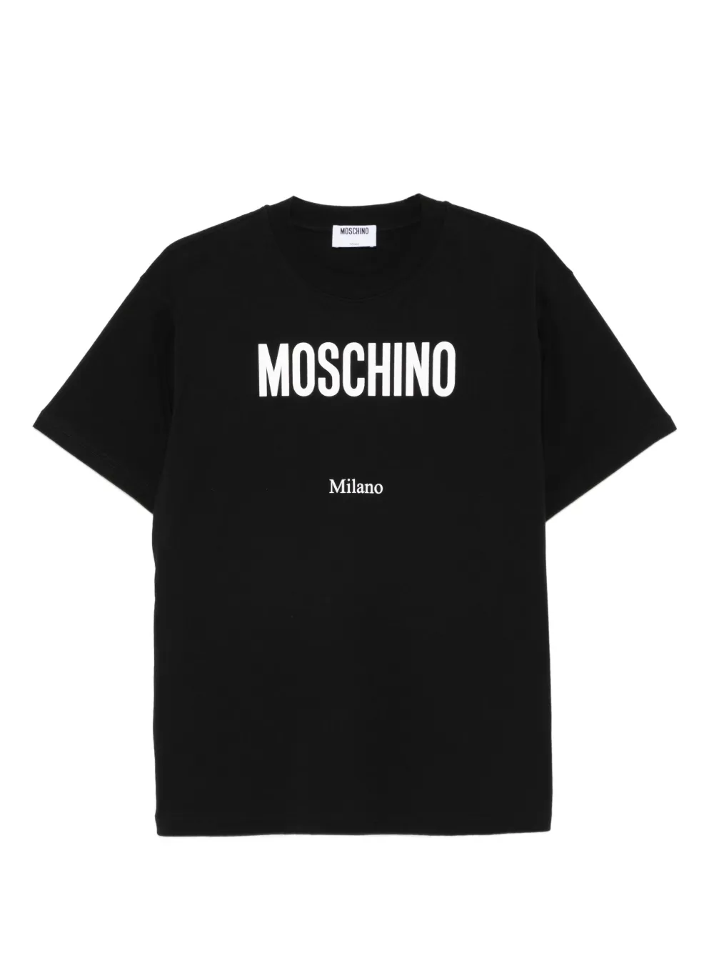 Moschino T-shirt met logo Zwart