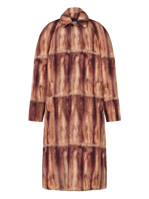 Moschino abstract printed coat