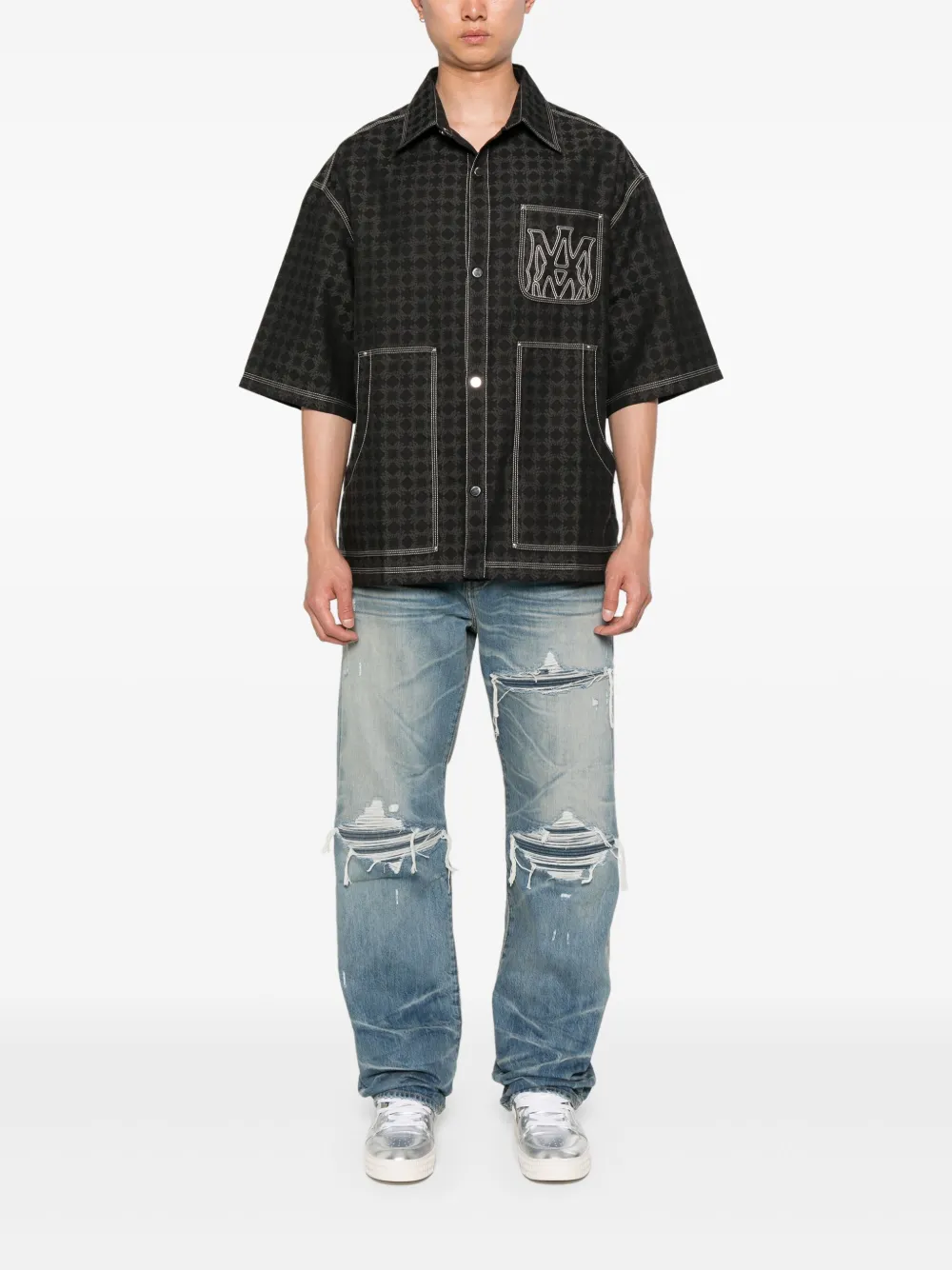 AMIRI MA Quad shirt - Zwart