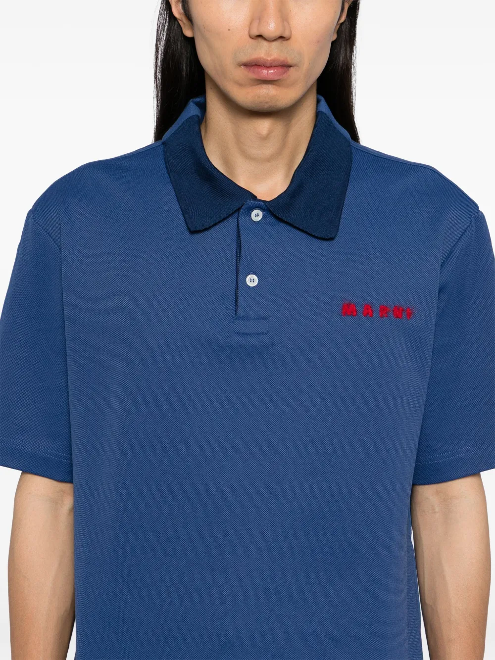 Marni Compact Royal T-shirt Blauw