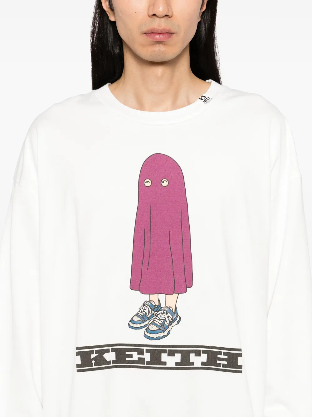 Maison MIHARA YASUHIRO Keith T-shirt met print WHITE