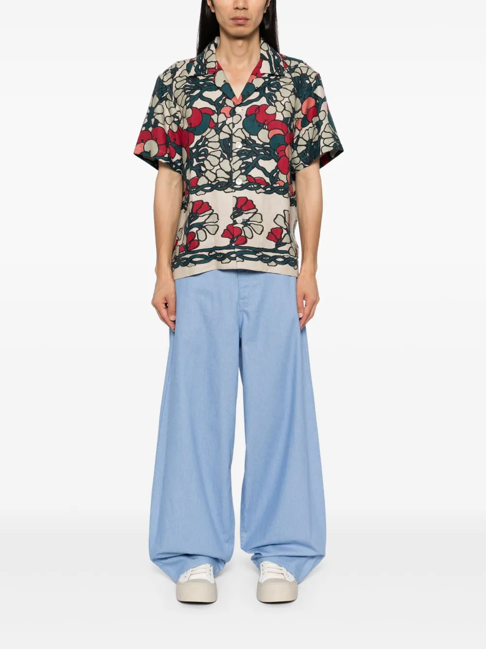 Marni Jeans met wijde pijpen - Blauw