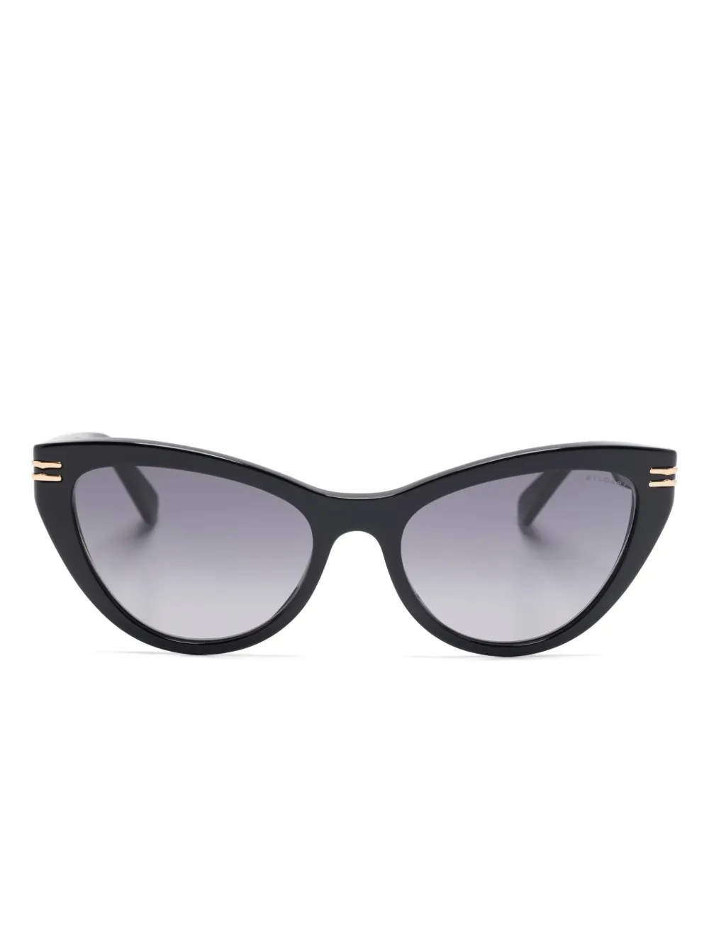 Bvlgari Zonnebril met logoprint Zwart