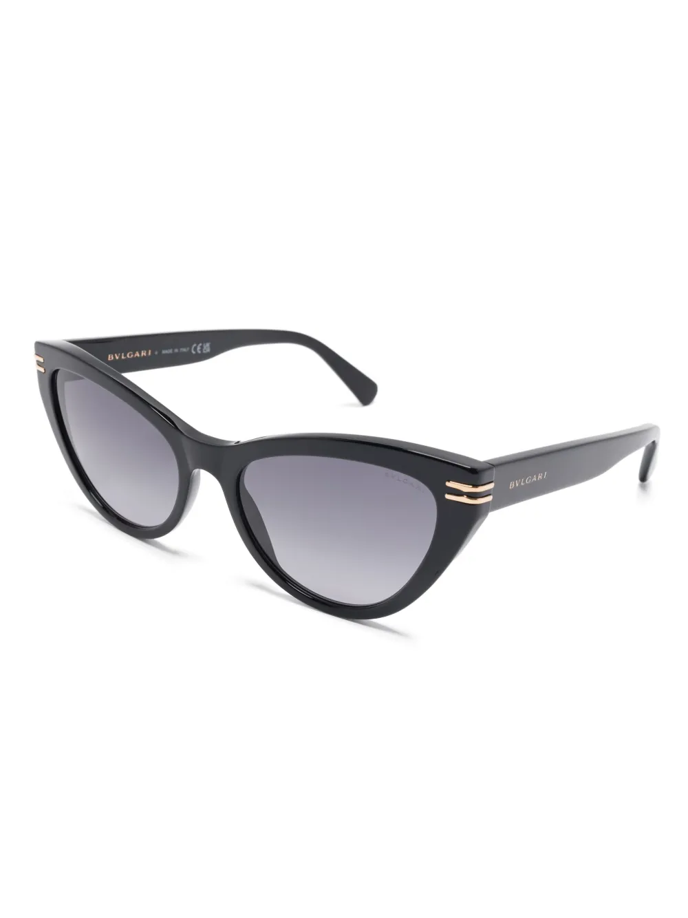 Bvlgari Zonnebril met logoprint Zwart