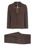 BOSS pinstriped tailored suit - Brown