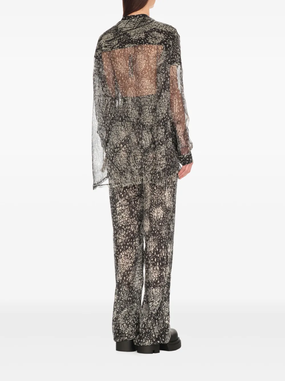 Rick Owens Larry blouse Zwart