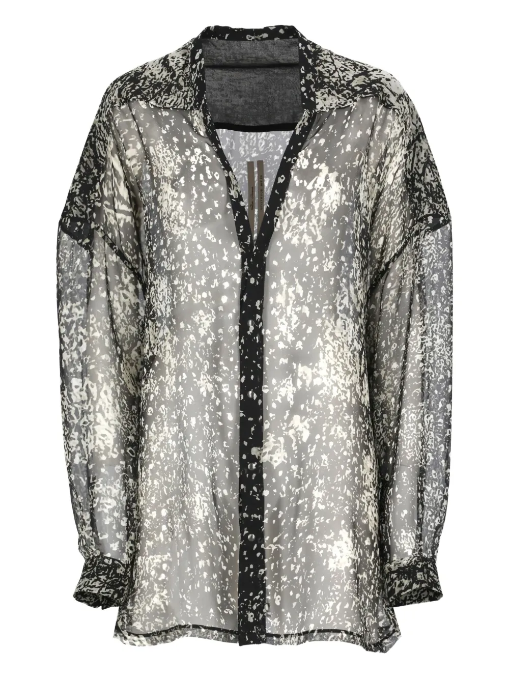 Rick Owens camisa Larry | negro | Image 1