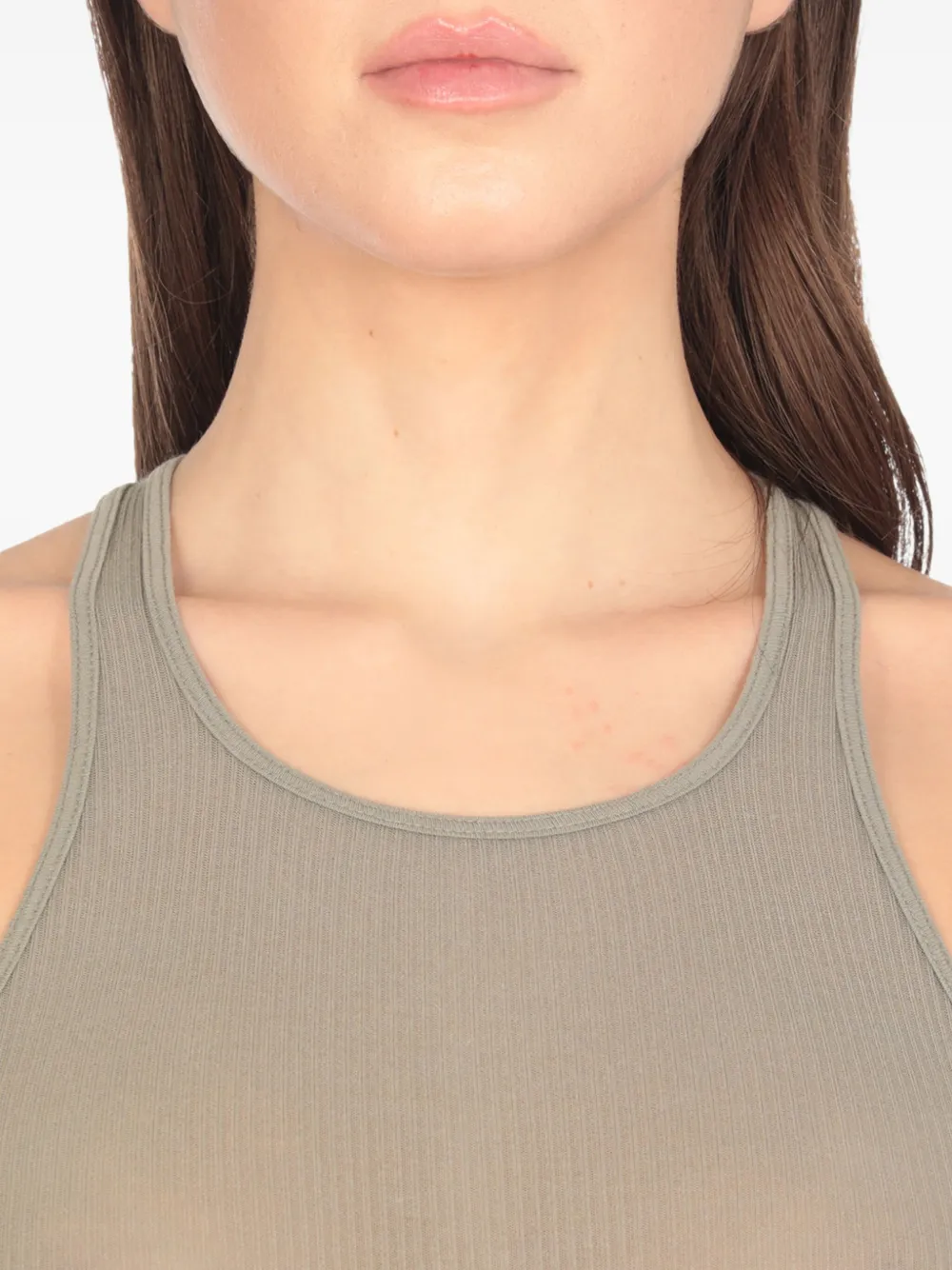 Rick Owens Mouwloze top Beige