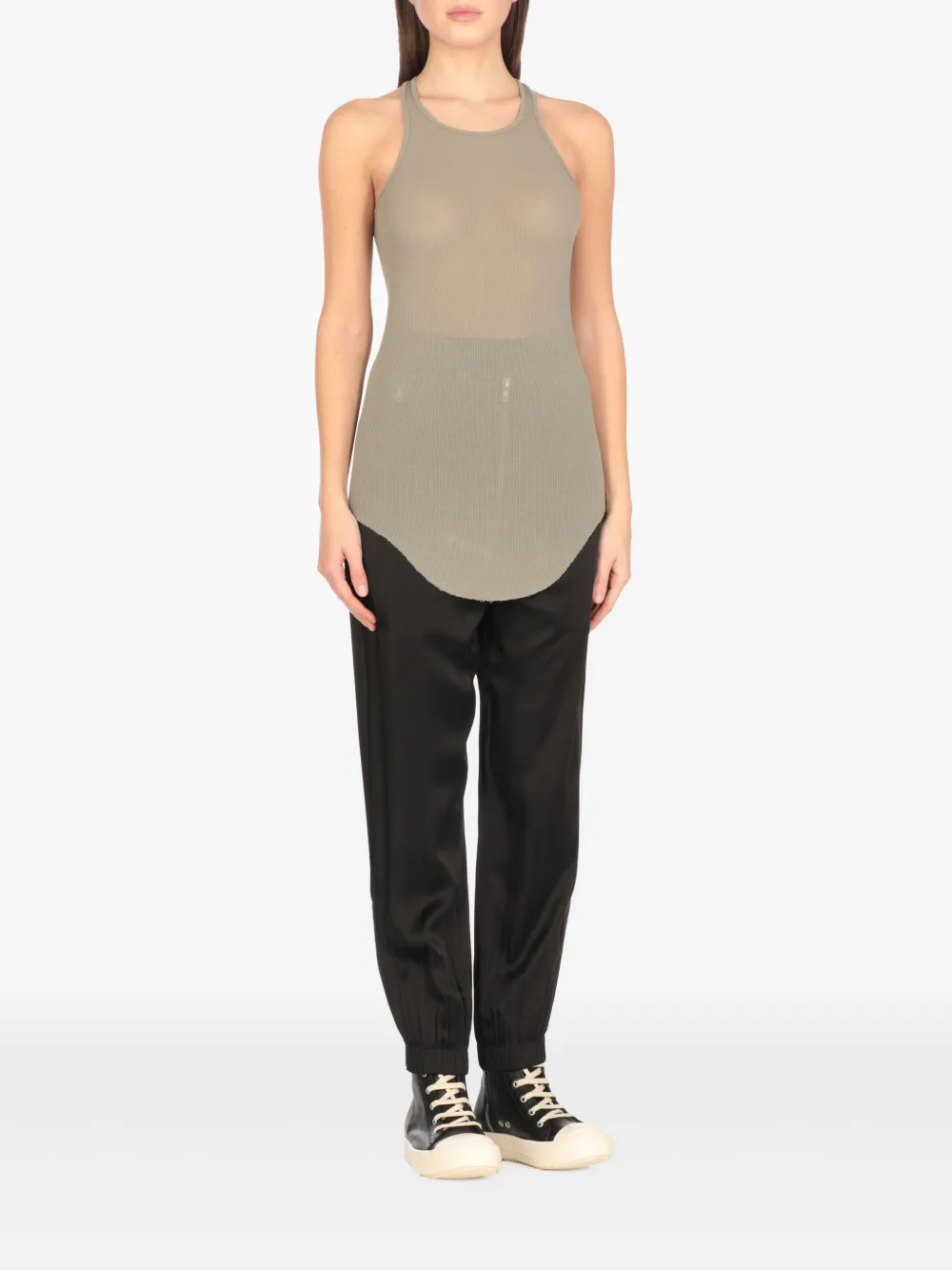 Rick Owens Mouwloze top Beige