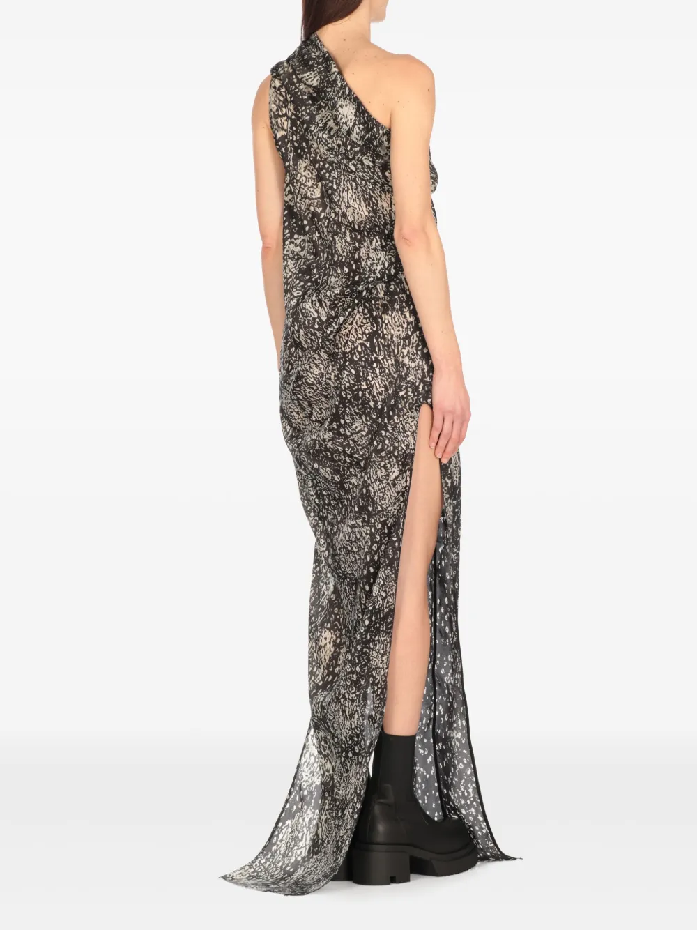 Rick Owens Athena maxi-jurk Zwart