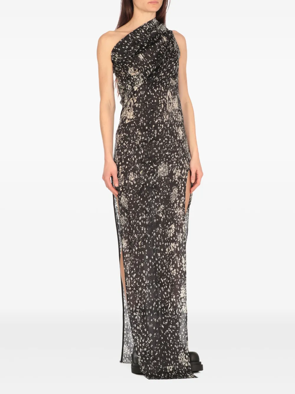 Rick Owens Athena maxi-jurk Zwart