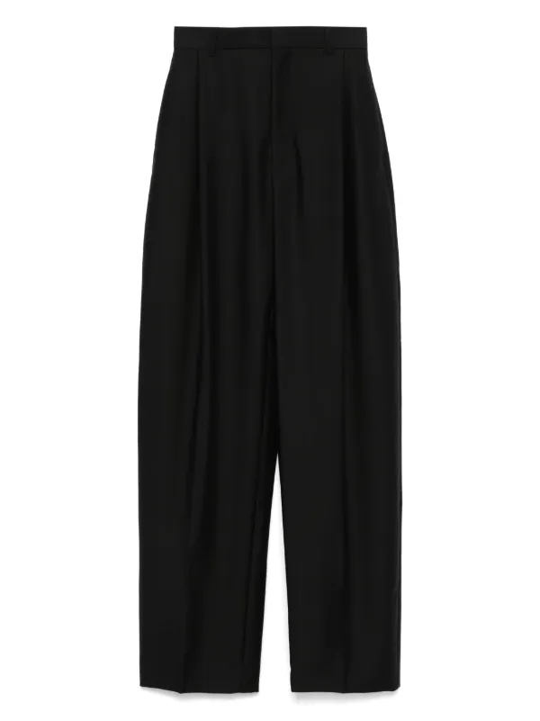 WARDROBE.NYC Pleat-detail Trousers in Black