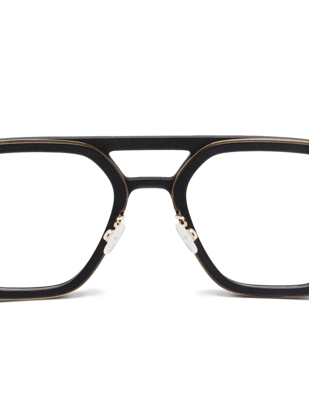 Mykita Bril met oversized montuur Zwart