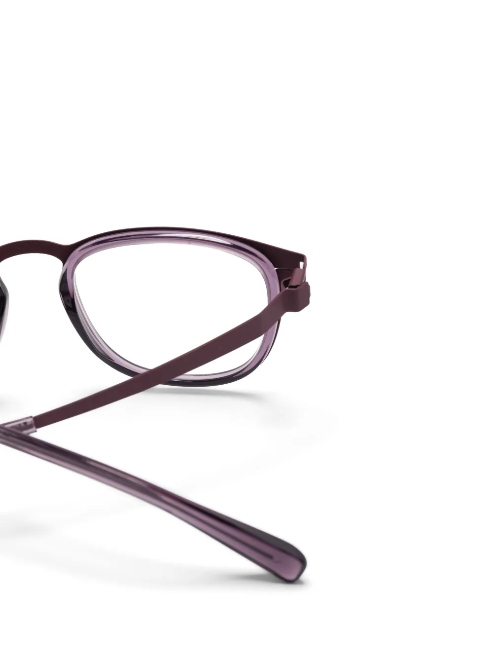 Mykita Bril met vierkant montuur Paars