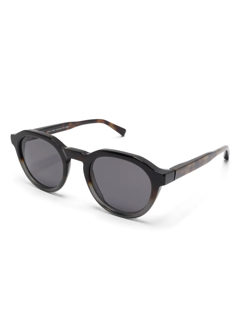 Mykita Zonnebril met rond montuur - Zwart