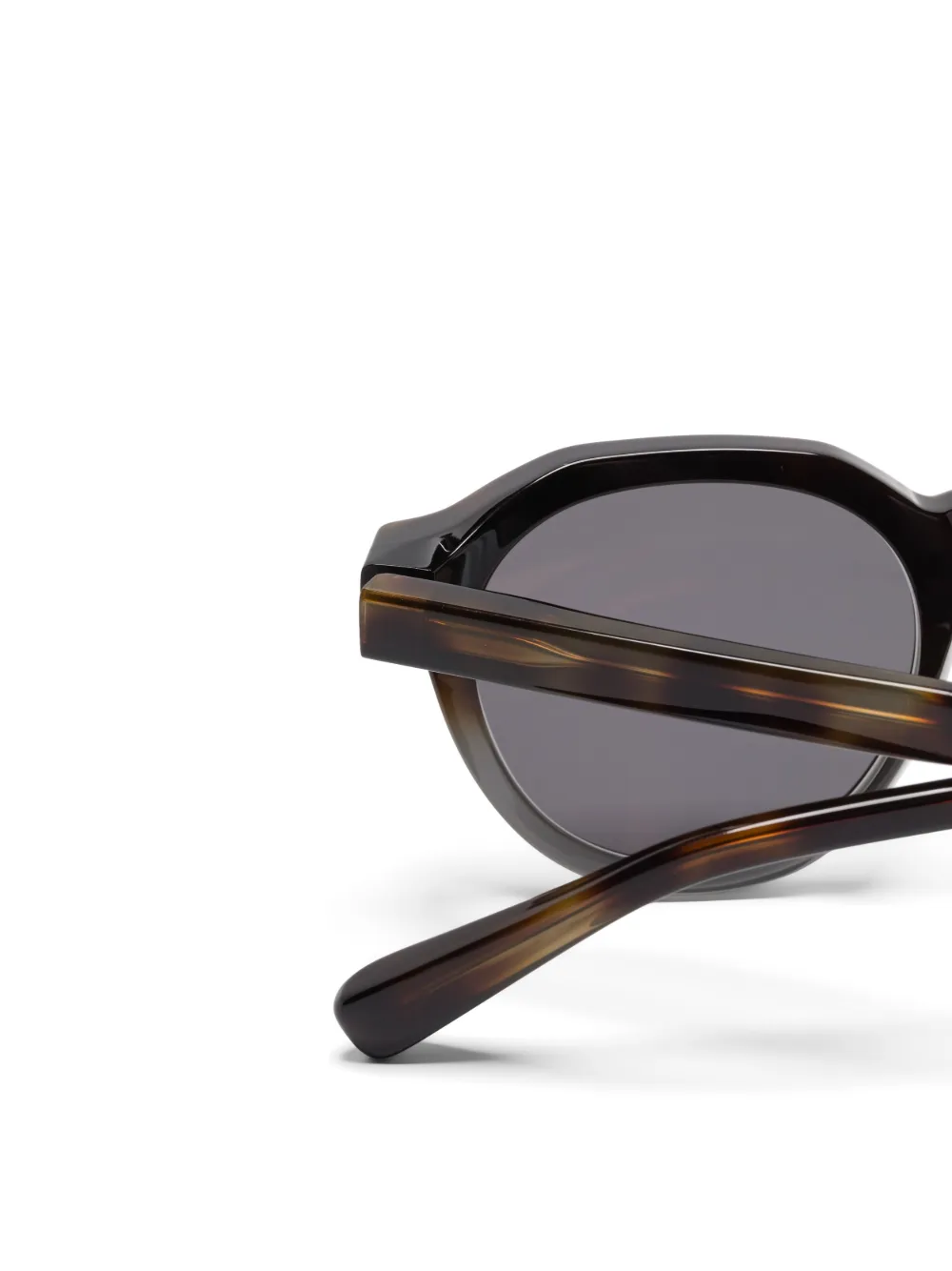 Mykita Zonnebril met rond montuur Zwart