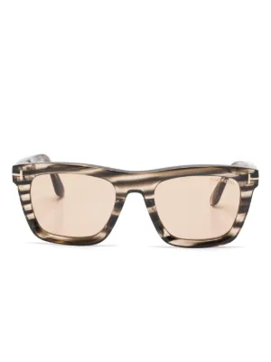TOM FORD Eyewear トータスシェル サングラス | ブラウン | FARFETCH JP