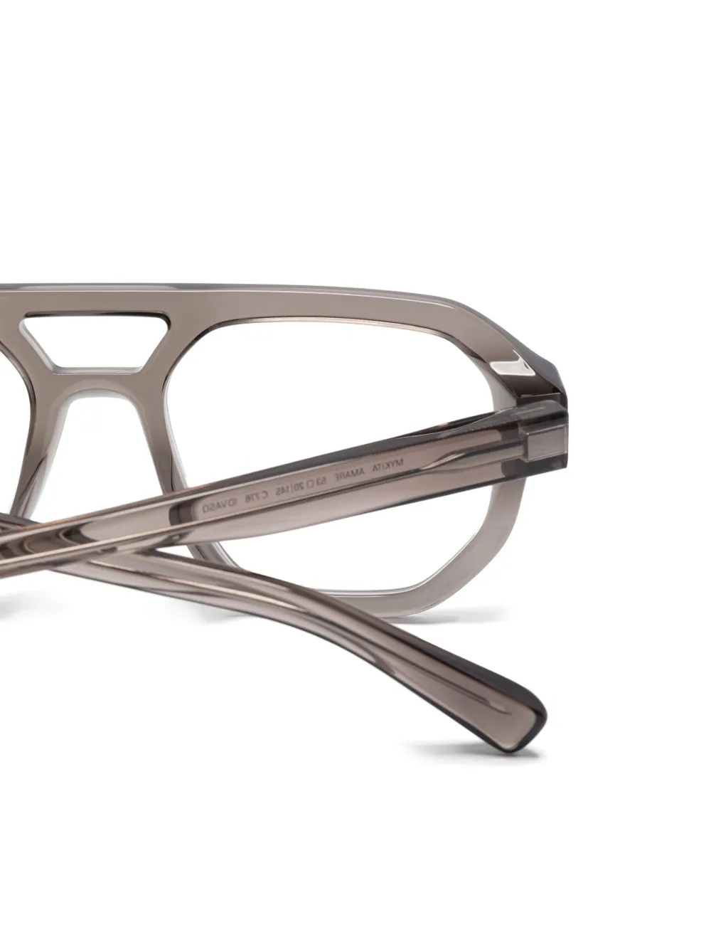 Mykita Bril met oversized montuur Zwart