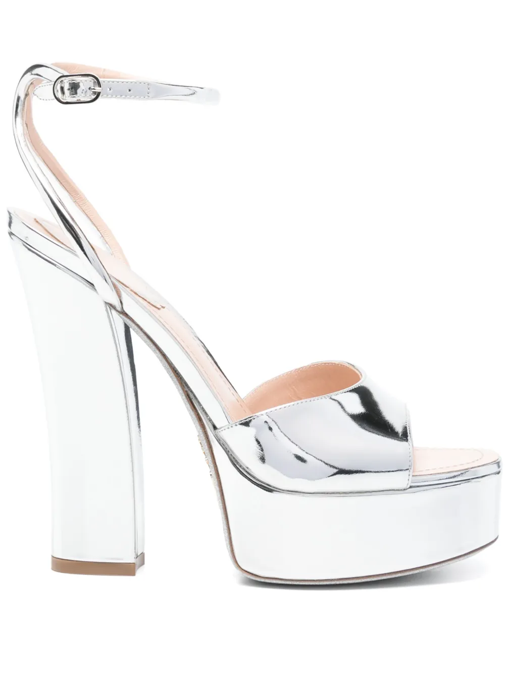 René Caovilla 140mm Helsa heeled sandals Silver