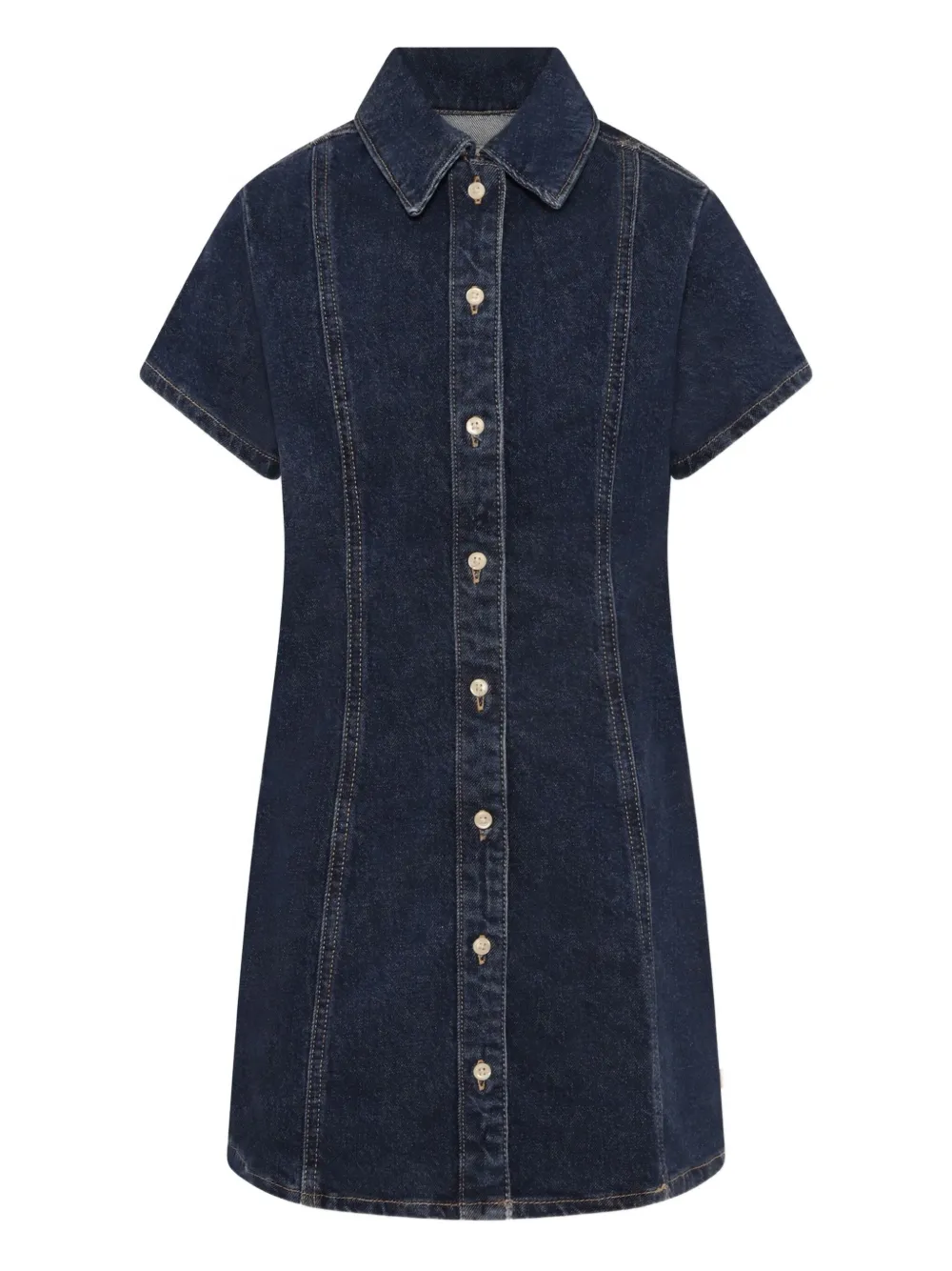 Calvin Klein Kids vestido de algodón stretch | azul | Image 1