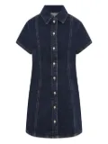 Calvin Klein Kids stretch-cotton dress - Blue