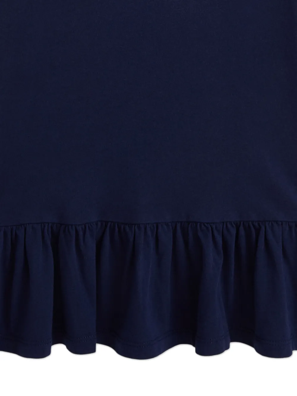 POLO RALPH LAUREN KIDS Polo Bear jurk met ruchemouwen Blauw