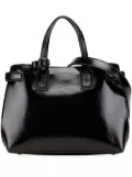 Burberry Pre-Owned 2000-2017 Small Soft Calfskin Banner satchel - Black