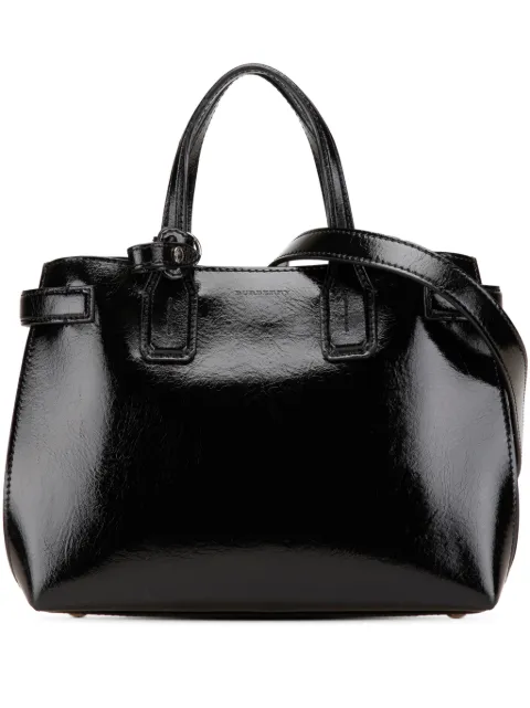 Burberry Pre-Owned 2000-2017 Small Soft Calfskin Banner satchel