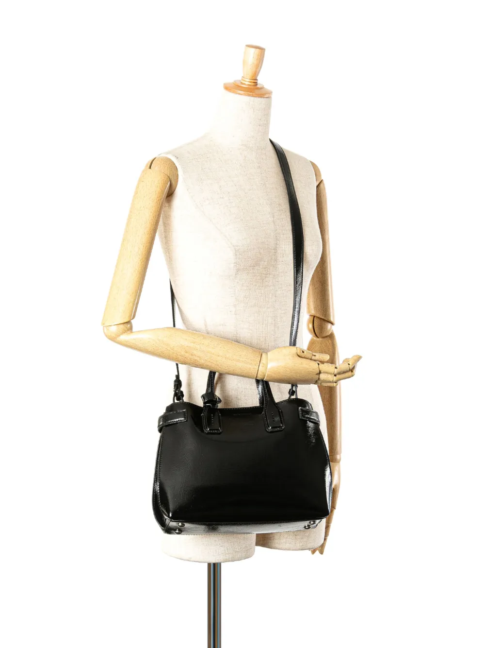 Burberry Pre-Owned 2000-2017 Small Soft Calfskin Banner satchel | Pre-Owned | Image 2
