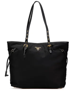 トートバッグ PRADA MEDIUM BLACK RE-NYLON SHOPPING BAG WITH EMBROIDERY 30256867_59208113_322.jpg