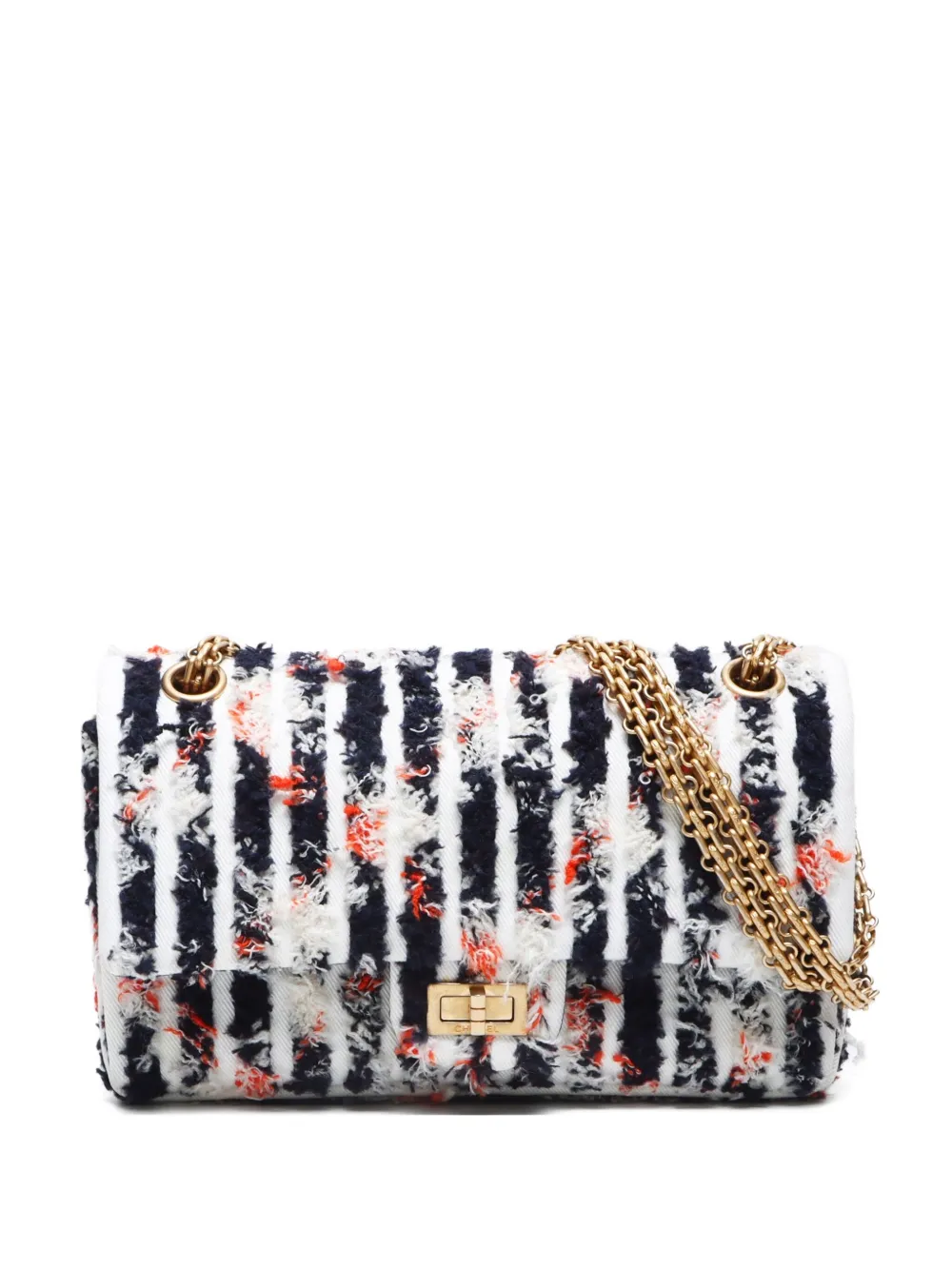 CHANEL Pre-Owned 2019 tweed shoulder bag | Blue | Image 1