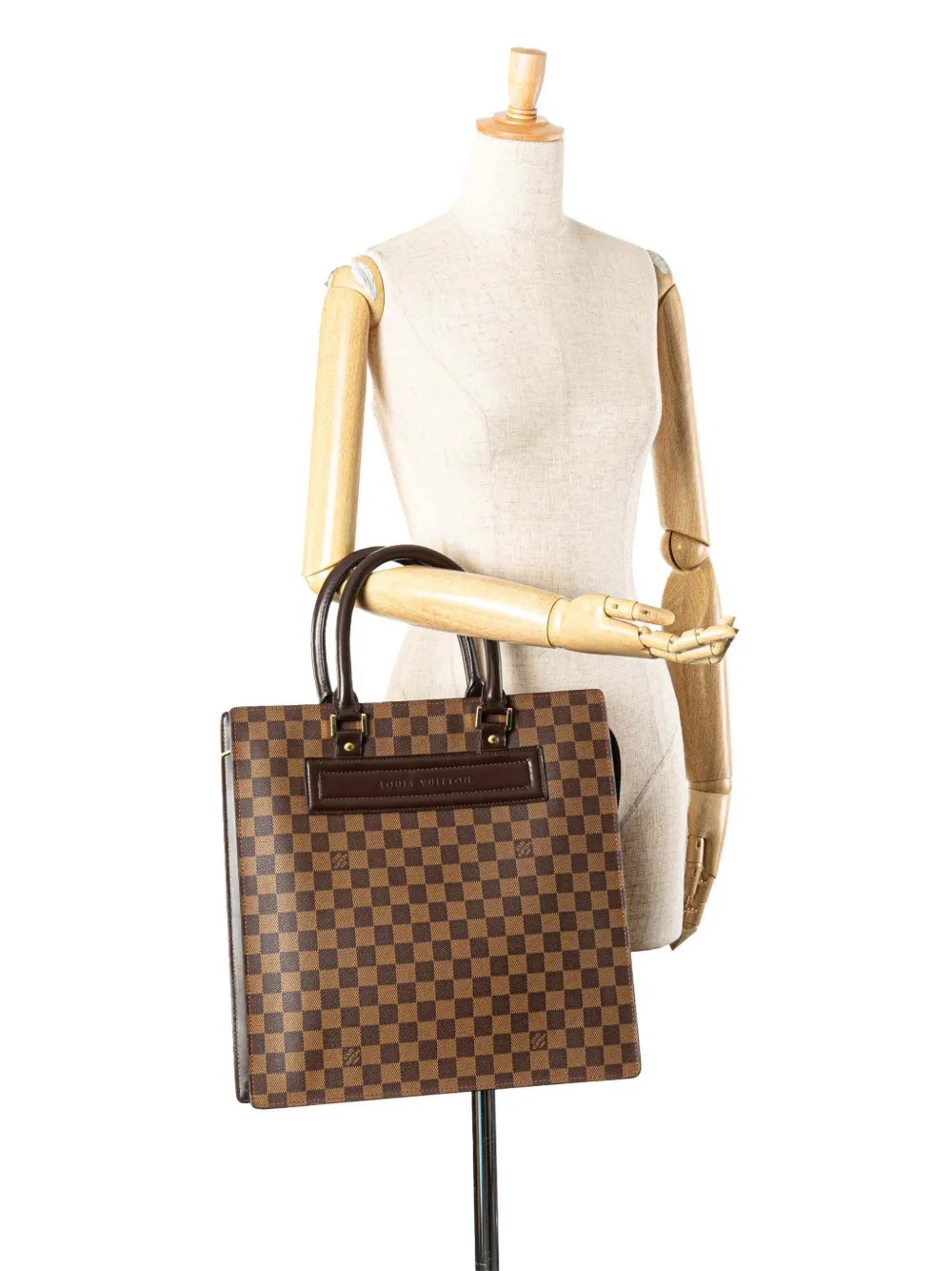Louis Vuitton Pre-Owned 2000-2025 Damier Ebene Venice Sac Plat GM tote bag | Pre-Owned | Image 2