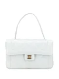CHANEL Pre-Owned 2004-2005 Quilted Lambskin Wild Stitch Top Handle Flap handbag - Blue