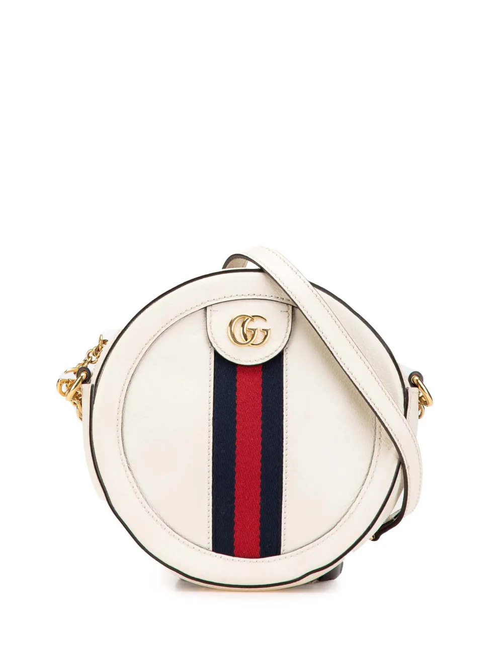 Gucci Pre-Owned 2016-2024 Mini Leather Ophidia Round crossbody bag - Gucci Pre-Owned 2016-2024 Mini Leather Ophidia Round crossbody bag -