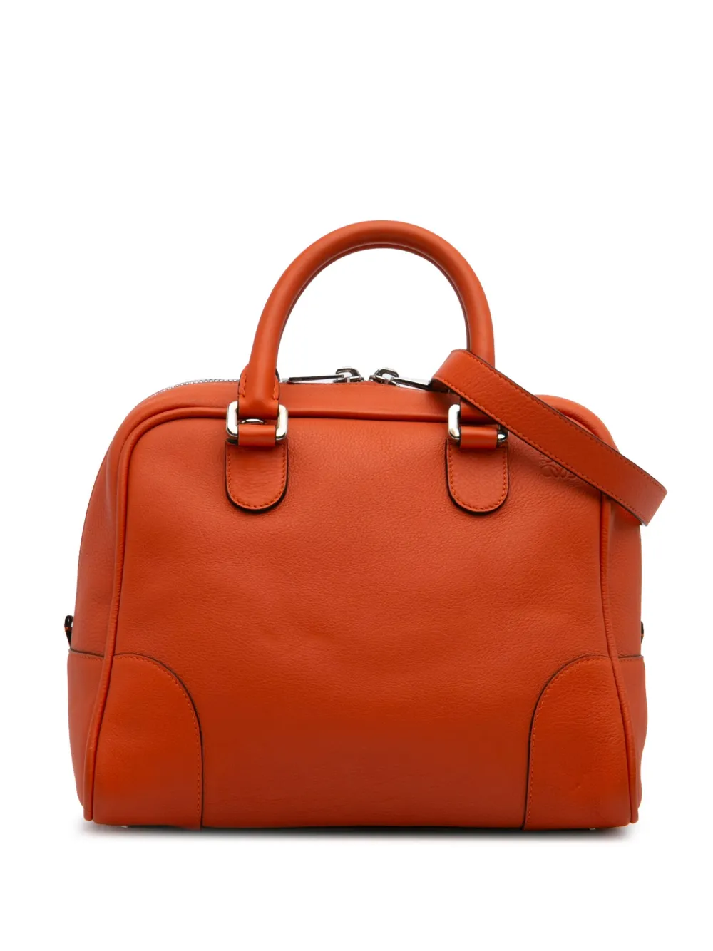 Loewe Pre-Owned 2014 Medium Leather Amazona 75 satchel - オレンジ Loewe Pre-Owned 2014 Medium Leather Amazona 75 satchel - オレンジ