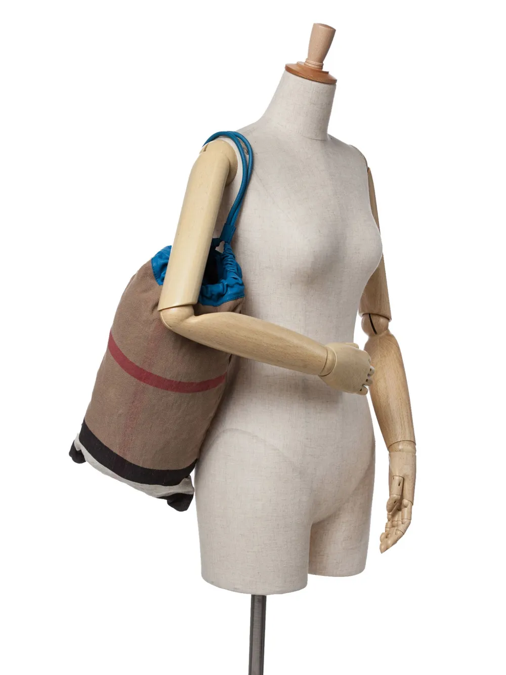 Burberry Pre-Owned 2000-2017 Mega Check Canvas Drawstring Sling Bag crossbody bag | Pre-Owned | Image 2