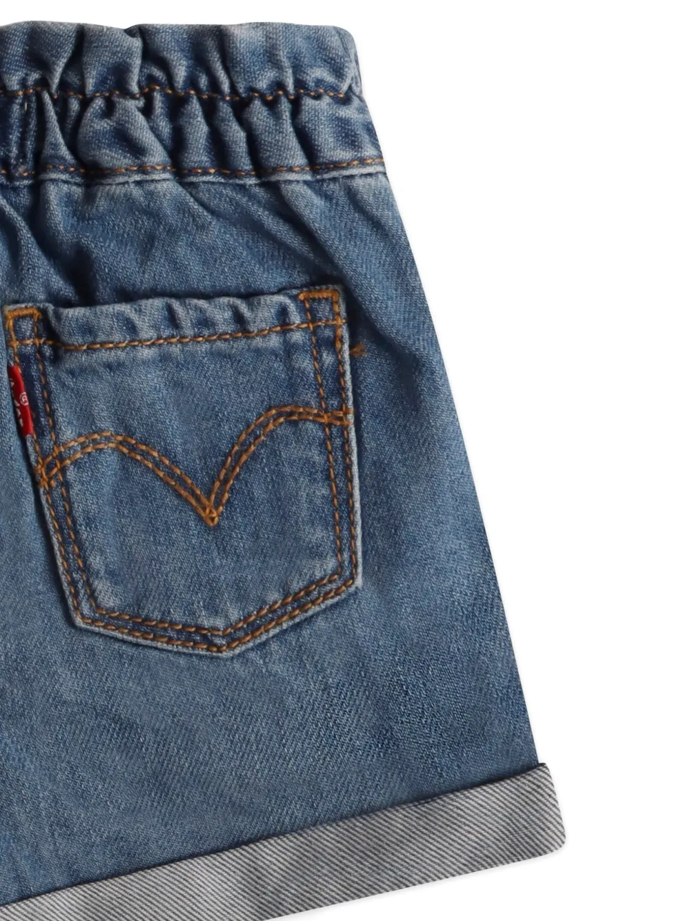 Levi's Kids Geplooide spijkershorts Blauw