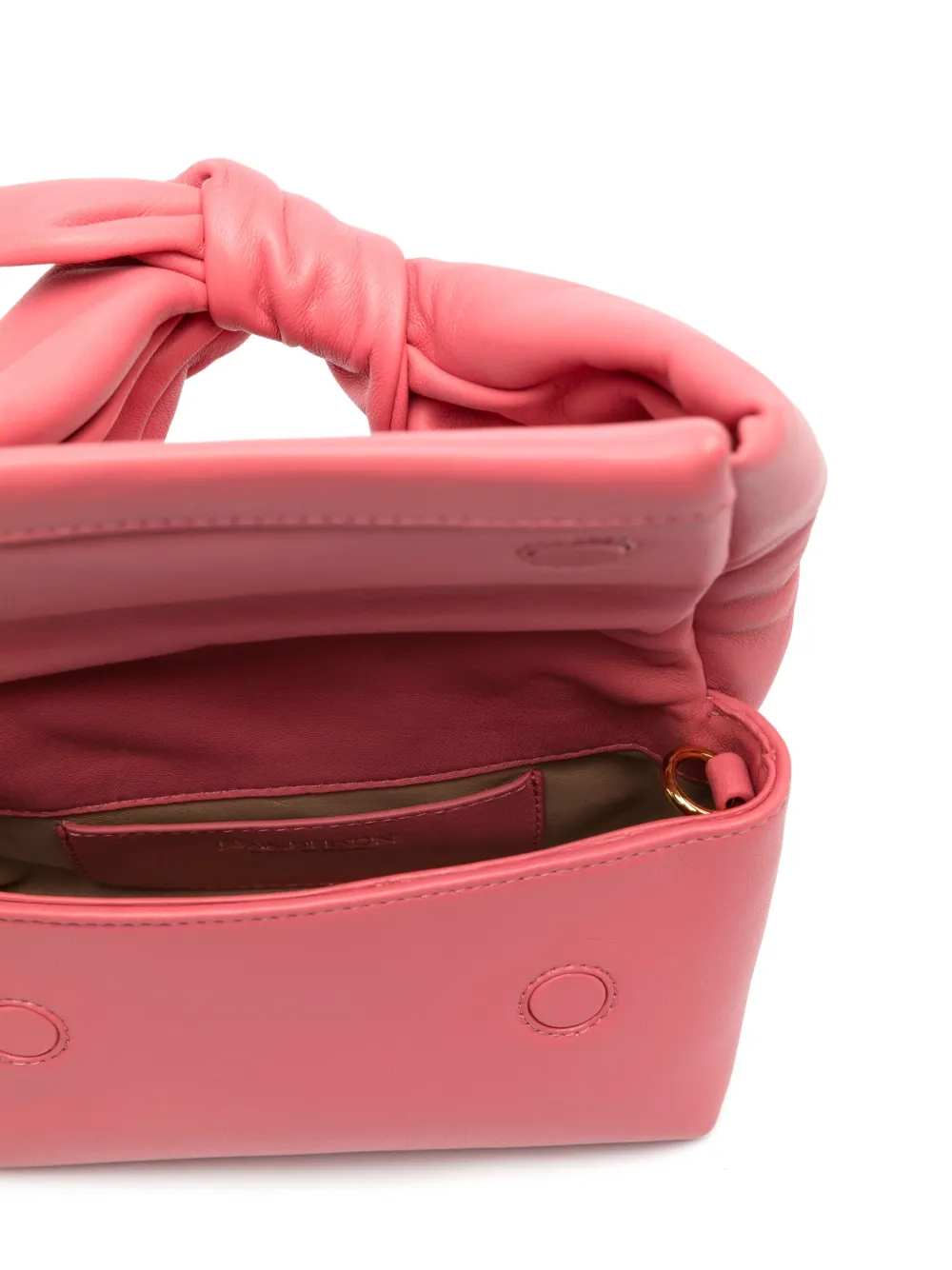 JW Anderson Bow Twister mini-tas Roze