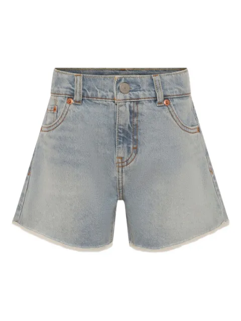 Levi's Kids high-waisted denim shorts