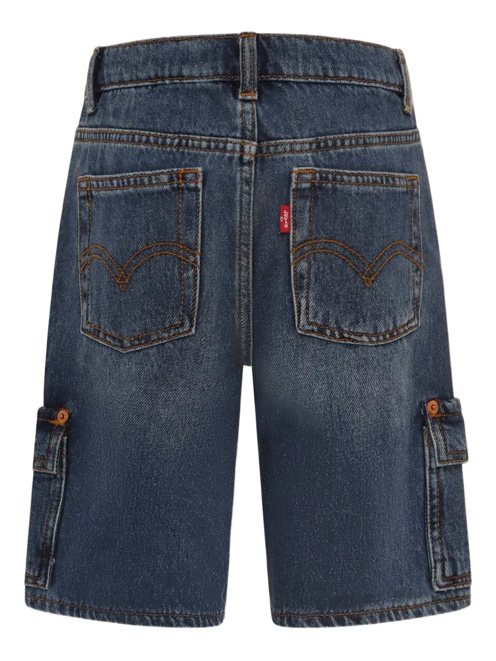 Levi's Kids Cargo spijkershorts Blauw